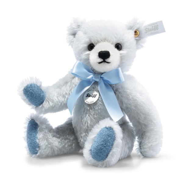 Steiff Club-Geschenk Teddybär blau 10cm hoch 