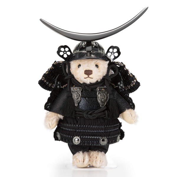 Steiff 679131-3 Teddybär Samurai Schwarzer Halbmond 37 cm