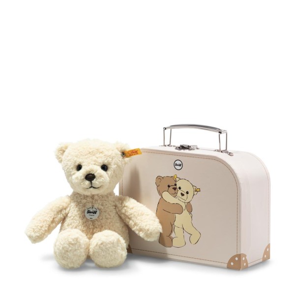 Steiff 114038 Mila Teddybär vanille 21 cm im Koffer