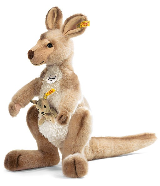 Steiff 064623 Kango Känguru 40 cm mit Baby