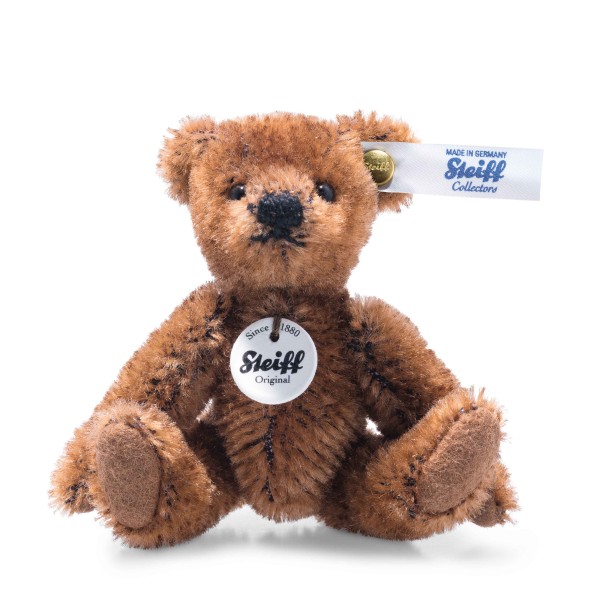 Steiff 028151 Mini Teddybär 9 cm Mohair braun