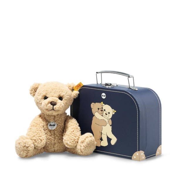 Steiff 114021 Ben Teddybär beige 21 cm im Koffer