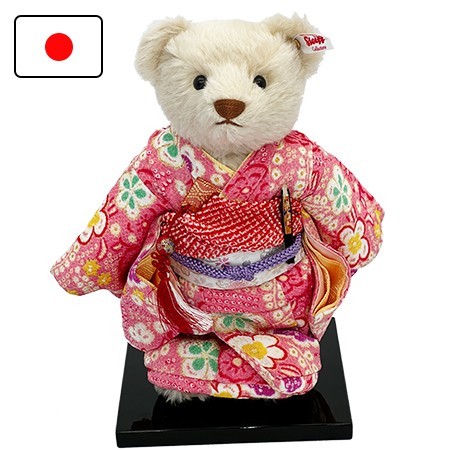 Steiff 679063-4 Teddybär 24 cm im authentischen Kimono von Jukei